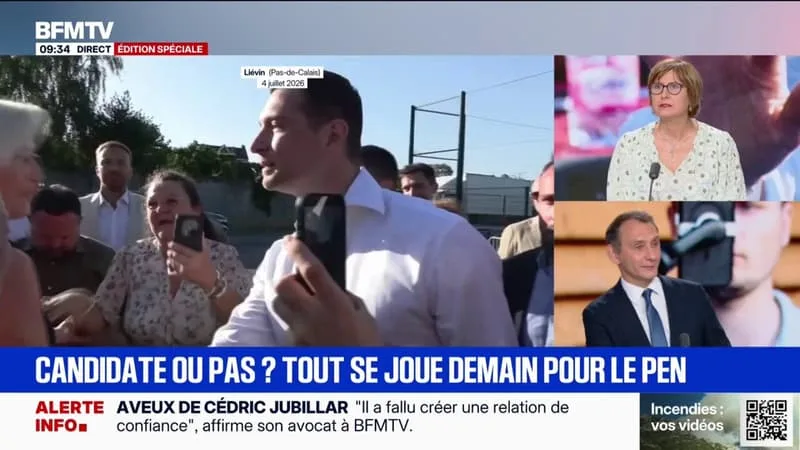 PRÉSIDENTIELLE: « LE RN SERA REPRÉSENTÉ SOIT PAR MARINE LE PEN, SOIT PAR JORDAN BARDELLA. CE SERA LE MÊME PROGRAMME ET LA MÊME CAMPAGNE », ASSURE LAURENT JACOBELLI