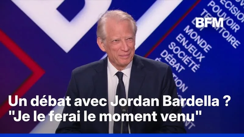 DOMINIQUE DE VILLEPIN ACCUSE JORDAN BARDELLA DE « FAIRE LE JEU DE LA DIVISION DE LA SOCIÉTÉ »