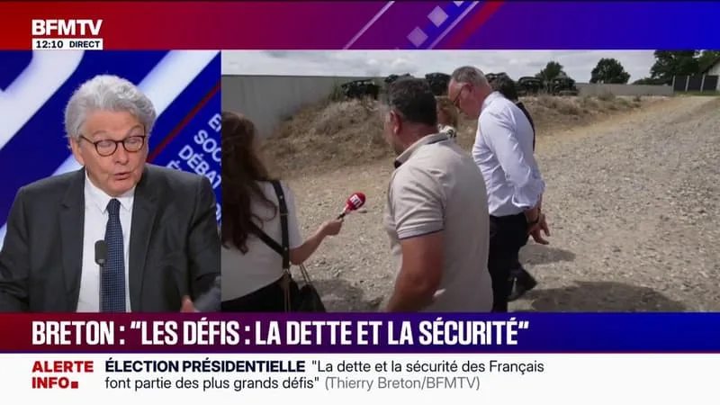 FINANCES PUBLIQUES: « SI ON NE REMET PAS LA FRANCE SUR LES RAILS, ELLE PEUT PASSER D’UN PAYS FORMIDABLE À UN PAYS EN DEUXIÈME DIVISION », AFFIRME THIERRY BRETON, ANCIEN COMMISSAIRE EUROPÉEN