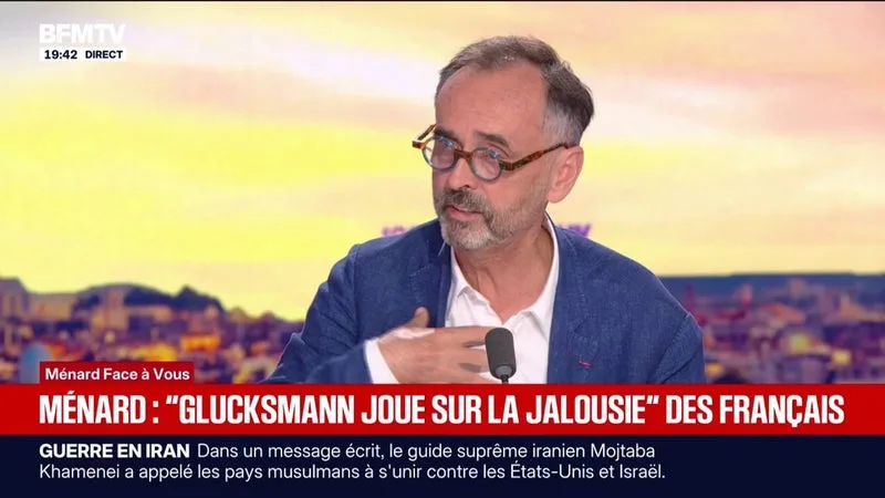 ROBERT MÉNARD, MAIRE DVD DE BÉZIERS, SUR L’HÉRITAGE: « RAPHAËL GLUCKSMANN CONFOND TOUT »
