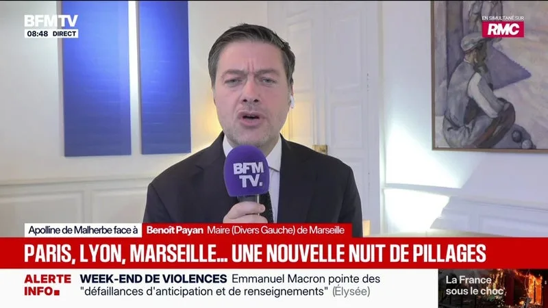 VIOLENCES DU 17 OCTOBRE: « NOUS SOMMES LA HONTE DE L’EUROPE CE MATIN », DÉNONCE BENOÎT PAYAN, MAIRE DIVERS GAUCHE DE MARSEILLE