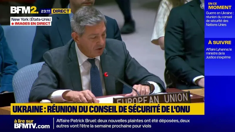 L’UE À L’ONU: « PERSONNE NE CROIT LA RUSSIE LORSQU’ELLE AFFIRME QU’ELLE FRAPPE UNIQUEMENT DES CIBLES MILITAIRES »
