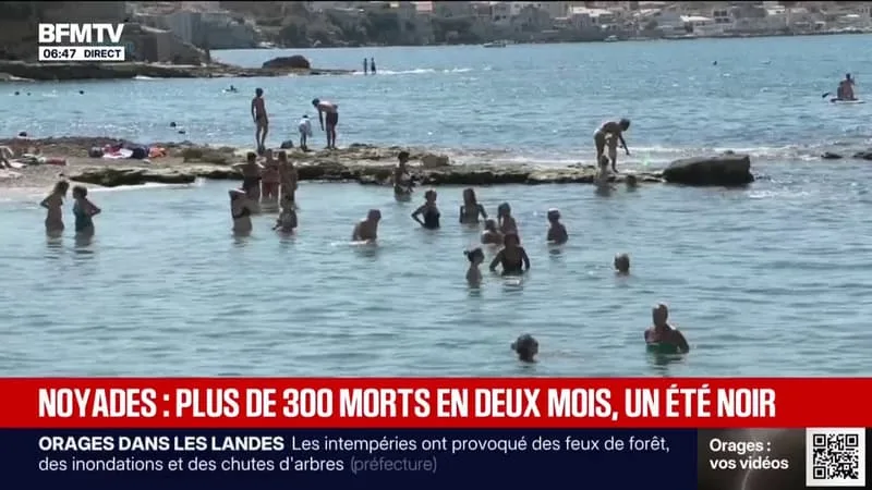 301 NOYADES DEPUIS LE 19 JUIN, UNE AUGMENTATION DE 14% PAR RAPPORT À 2025 QUI INQUIÈTE