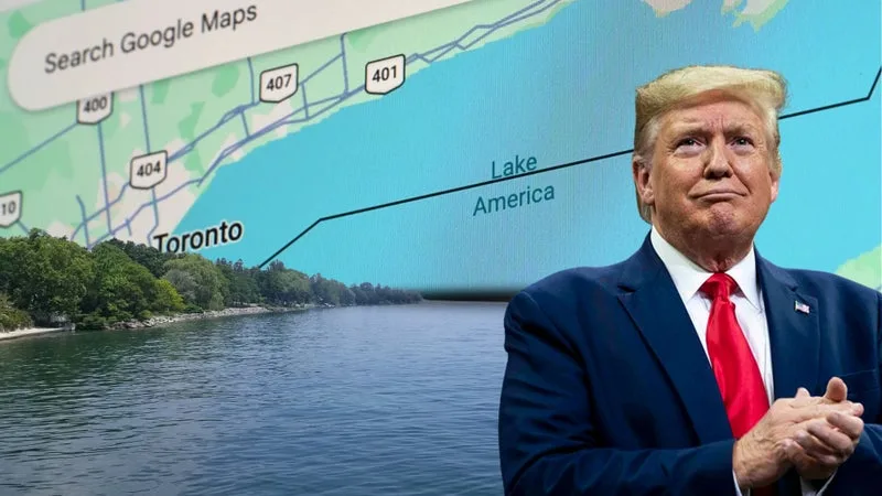 APRÈS GOOGLE, APPLE CÈDE À DONALD TRUMP ET RENOMME LE LAC ONTARIO SUR PLANS: MAPQUEST, UNE PETITE APPLICATION RIVALE, S’Y REFUSE ET VOIT SA POPULARITÉ EXPLOSER