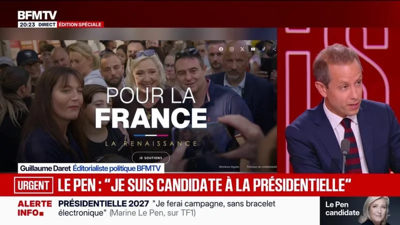 PRÉSIDENTIELLE 2027: MARINE LE PEN ET JORDAN BARDELLA EFFECTUERONT UN DÉPLACEMENT COMMUN MERCREDI