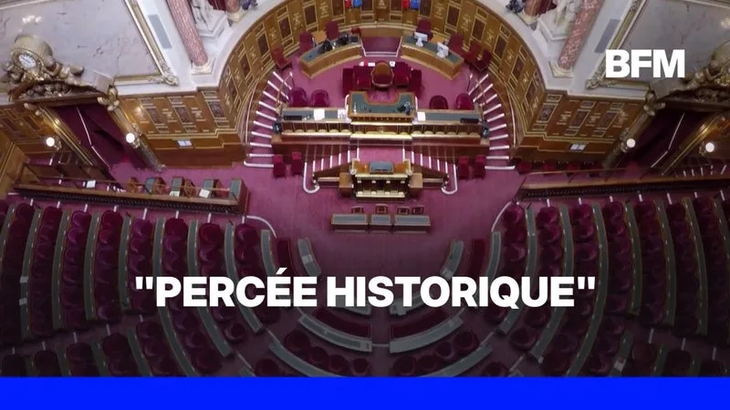 LE RASSEMBLEMENT NATIONAL CONSTITUE POUR LA PREMIÈRE FOIS UN GROUPE AU SÉNAT