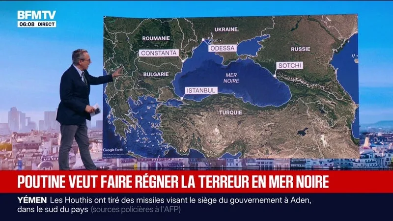 GUERRE EN UKRAINE: AVEC LA MULTIPLICATION DES FRAPPES RUSSES EN MER NOIRE, VLADIMIR POUTINE VEUT ASPHYXIER ÉCONOMIQUEMENT LES SOUTIENS DE KIEV