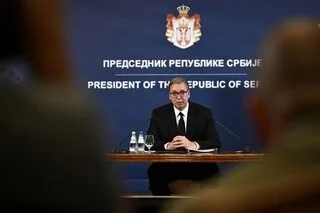 LE PRÉSIDENT SERBE ALEKSANDAR VUCIC ANNONCE SA DÉMISSION