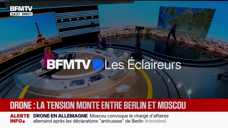 LES ÉCLAIREURS – DRONE EXPLOSIF À L’AÉROPORT DE LEIPZIG: LA TENSION MONTE ENTRE BERLIN ET MOSCOU