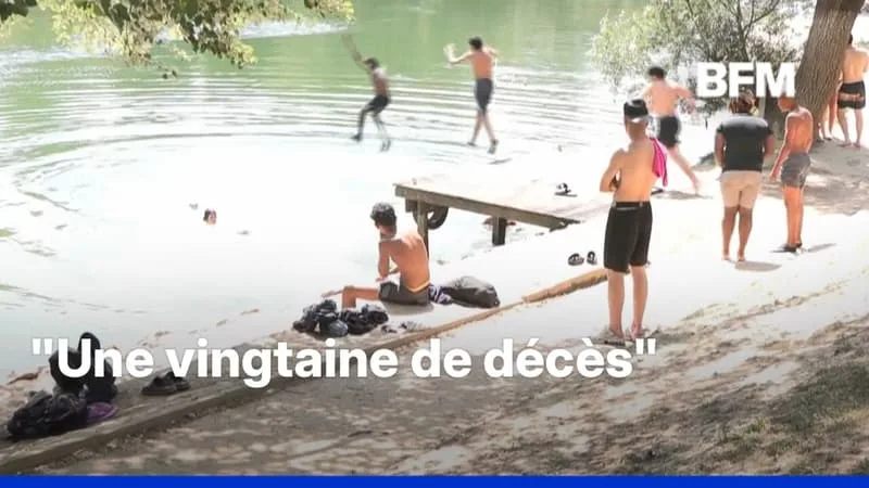 CANICULE: « UNE VINGTAINE DE DÉCÈS » PAR NOYADE DEPUIS LE « DÉBUT DU WEEK-END », ÉVOQUE LA MINISTRE DES SPORTS