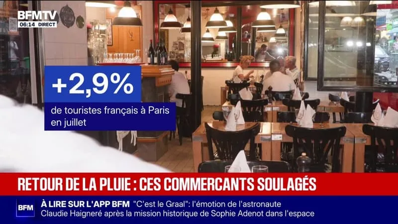 « LES GENS PRÉFÈRENT RESTER CHEZ EUX À L’OMBRE »: LA FIN DE LA CANICULE ET LE RETOUR DE LA PLUIE SOULAGENT LES COMMERÇANTS