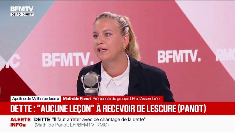 « NOUS N’AVONS AUCUNE LEÇON À RECEVOIR DE QUELQU’UN QUI A FAIT 1.200 MILLIARDS DE DETTE »: MATHILDE PANOT RÉPOND À ROLAND LESCURE