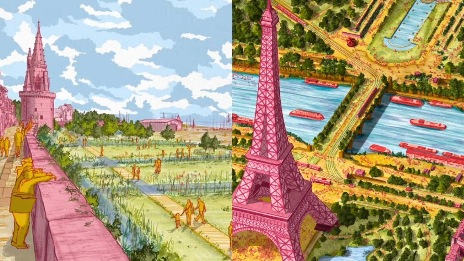 COMMENT RENDRE LA CANICULE PLUS SUPPORTABLE EN VILLE ? CET URBANISTE DESSINE CE QU’IL FAUDRAIT CHANGER
