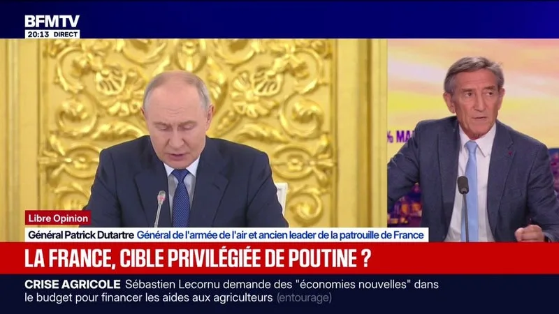 RUSSIE: « IL Y A UNE VRAIE SYNERGIE DES PAYS EUROPÉENS POUR SE DÉFENDRE », ASSURE PATRICK DUTARTRE, GÉNÉRAL DE L’ARMÉE DE L’AIR