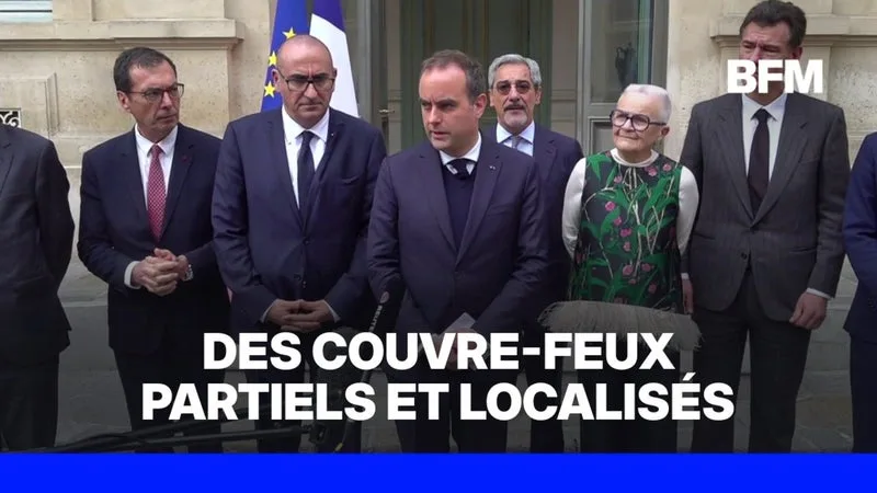 VIOLENCES: SÉBASTIEN LECORNU ANNONCE AVOIR DEMANDÉ AUX PRÉFETS « UN CERTAIN NOMBRE DE COUVRE-FEUX »