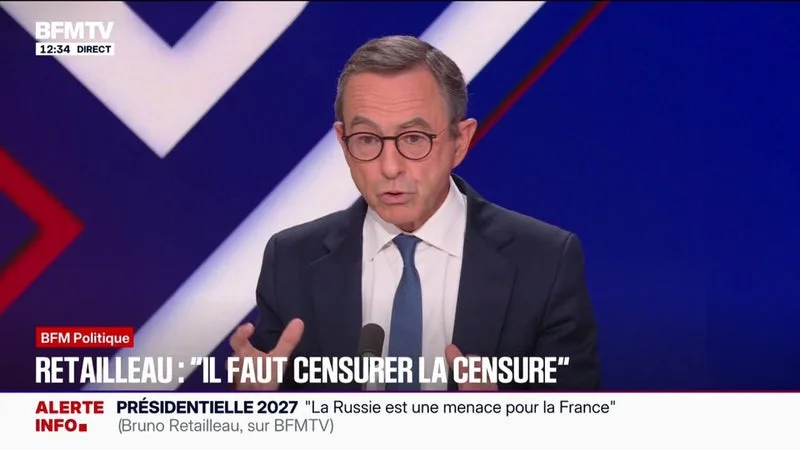 CONSEIL CONSTITUTIONNEL : “JE VEUX QUE LE PEUPLE PUISSE CENSURER LA CENSURE”, DÉCLARE BRUNO RETAILLEAU, CANDIDAT “LES RÉPUBLICAINS” À L’ÉLECTION PRÉSIDENTIELLE