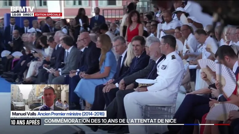 ATTENTAT DU 14-JUILLET: MANUEL VALLS, ANCIEN PREMIER MINISTRE (2014-2016), SE SOUVIENT « D’UN NIVEAU D’HORREUR INSUPPORTABLE »