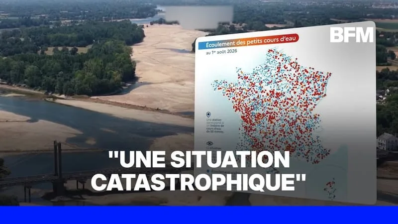 LES PETITS COURS D’EAU FRANÇAIS CONFRONTÉS À UNE SÉCHERESSE INÉDITE