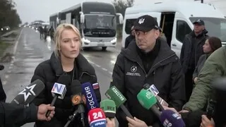 GUERRE EN UKRAINE : L’AIDE HUMANITAIRE ARRIVE À OLECHKY, OÙ LES ÉVACUATIONS ONT DÉBUTÉ