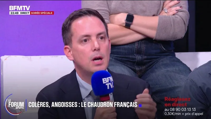 FORUM BFMTV – COLÈRE SOCIALE: « QUEL QUE SOIT LE BORD POLITIQUE, TOUT LE MONDE EST D’ACCORD AVEC LE SENTIMENT DE RAS-LE-BOL DES FRANÇAIS », ESTIME YOANN GILLET, DÉPUTÉ RN DU GARD