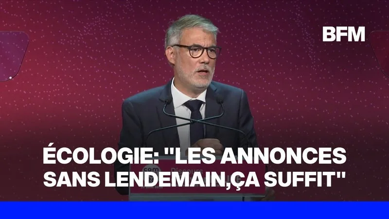 POUR OLIVIER FAURE, PREMIER SECRÉTAIRE DU PS, « L’HEURE DU SOCIALISME ÉCOLOGIQUE A SONNÉ »