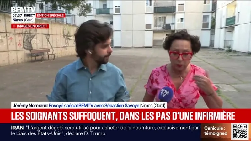 COMMENT S’ORGANISE CETTE INFIRMIÈRE LIBÉRALE EN PLEIN ÉPISODE DE CANICULE?