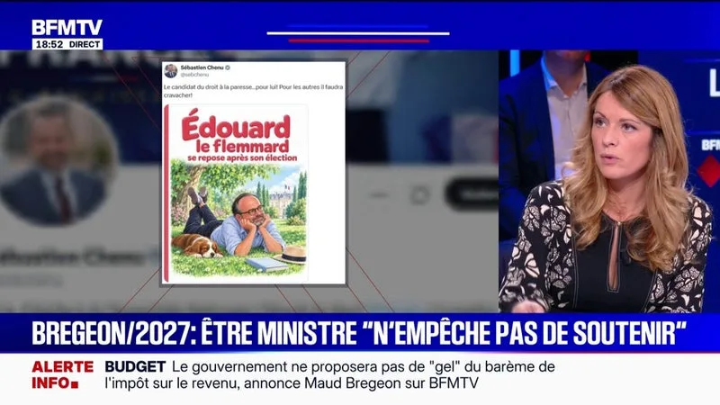 ÉDOUARD PHILIPPE ACCUSÉ DE VOULOIR « PRENDRE DES VACANCES » SITÔT ÉLU PRÉSIDENT: « IL Y A UN DÉTOURNEMENT VOLONTAIRE ET AVÉRÉ DE SES PAROLES », REGRETTE MAUD BREGEON, PORTE-PAROLE DU GOUVERNEMENT
