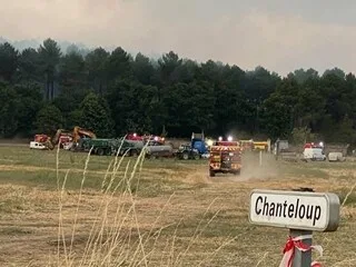 50 HECTARES BRÛLÉS, DES « AXES TOUJOURS MENACÉS », MOYENS AÉRIENS… LE POINT SUR L’INCENDIE D’UNE FORÊT EN MAINE-ET-LOIRE