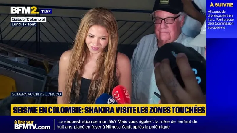 SÉISME EN COLOMBIE: SHAKIRA LANCE UN APPEL À LA SOLIDARITÉ