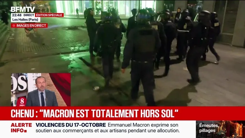 CHENU : « LE GOUVERNEMENT A PERDU LE CONTRÔLE » – 18/10