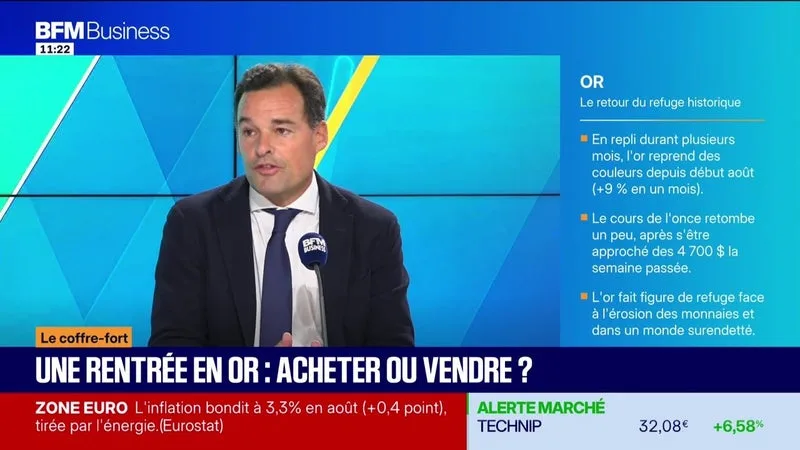 LE COFFRE-FORT : YANN BOUILLONNEC – UNE RENTRÉE EN OR, ACHETER OU VENDRE ? – 01/09