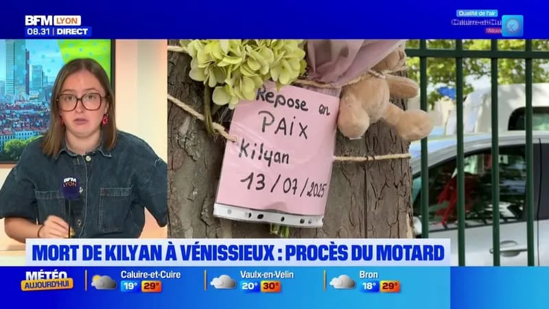 MORT DE KILYAN À VÉNISSIEUX : LE MOTARD QUI A CAUSÉ SA MORT EST JUGÉ CE MARDI POUR HOMICIDE ROUTIER