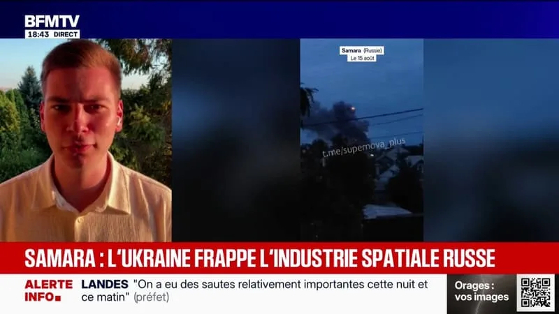 L’UKRAINE FRAPPE L’INDUSTRIE SPATIALE RUSSE DANS LA VILLE DE SAMARA