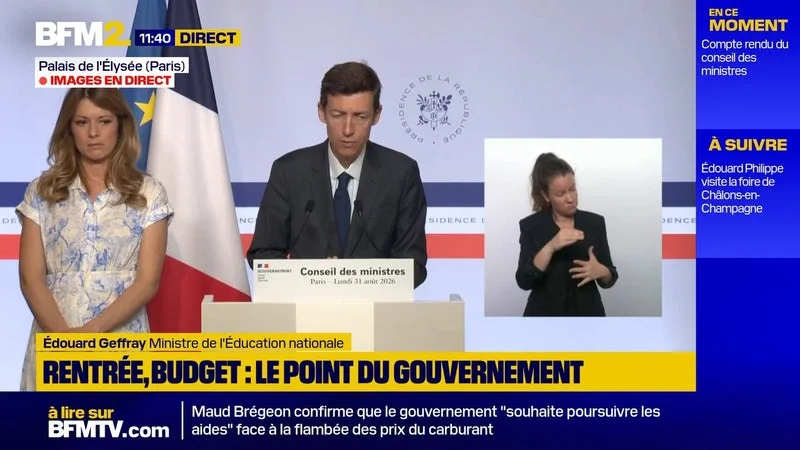 VIOLENCES SEXUELLES: « TOUT EST FAIT POUR PROTÉGER LES MINEURS », ASSURE LE MINISTRE DE L’ÉDUCATION NATIONALE À LA VEILLE DE LA RENTRÉE SCOLAIRE