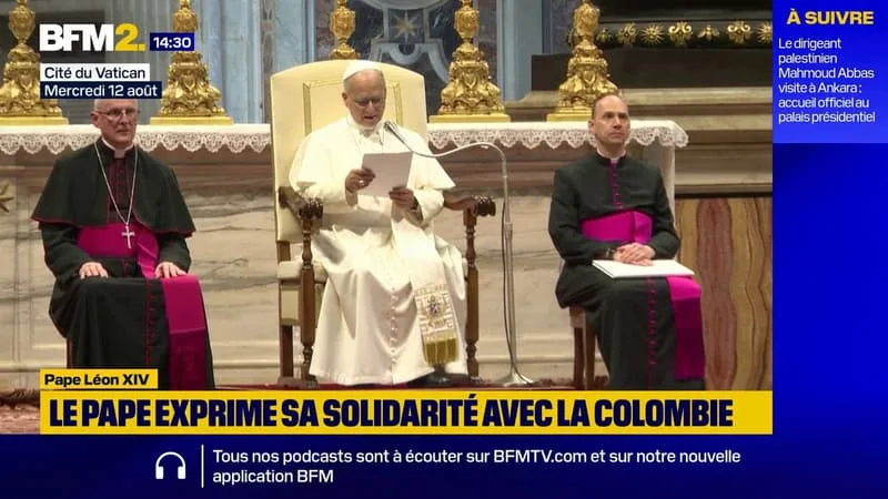 SÉISME EN COLOMBIE: LE PAPE LÉON XIV EXPRIME SA SOLIDARITÉ AVEC LE PEUPLE COLOMBIEN