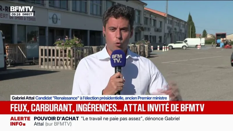 GABRIEL ATTAL DÉNONCE DES INGÉRENCES QUI TENTENT DE « VOLER LE CHOIX DÉMOCRATIQUE DES FRANÇAIS »