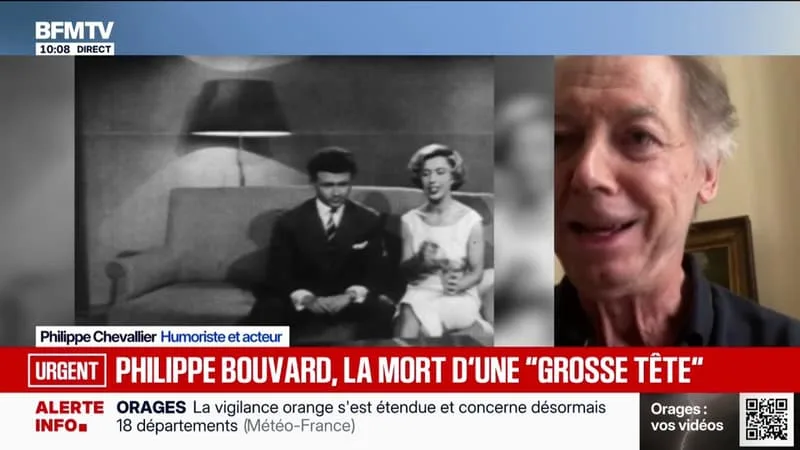 MORT DE PHILIPPE BOUVARD: « C’ÉTAIT UN HOMME D’ESPRIT ET IL FAISAIT RIRE LES GENS PAR SES QUESTIONS ET SON HUMOUR », ASSURE PHILIPPE CHEVALLIER, HUMORISTE ET ACTEUR