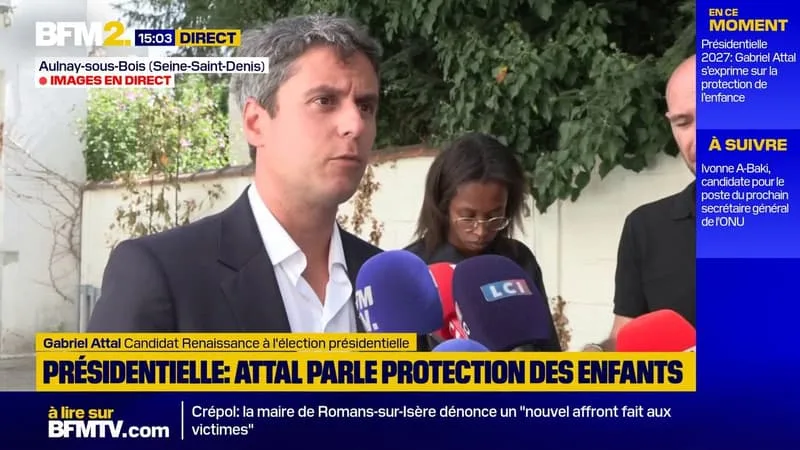 RÉSEAUX SOCIAUX INTERDITS AUX MOINS DE 15 ANS: GABRIEL ATTAL APPELLE À UN RÉFÉRENDUM