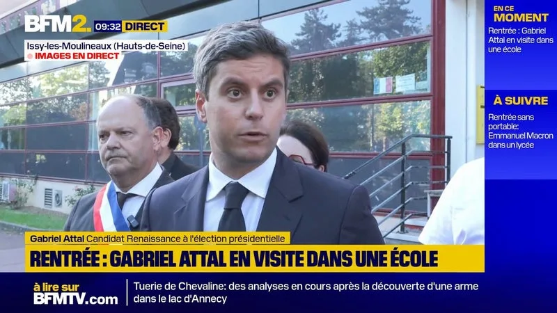 LEVÉE DE DRAPEAU ET MARSEILLAISE DANS LES ÉCOLES À NICE: POUR GABRIEL ATTAL, « IL FAUT FAIRE CONFIANCE AUX ENSEIGNANTS QUI ONT POUR MISSION DE TRANSMETTRE LES VALEURS DE LA RÉPUBLIQUE »