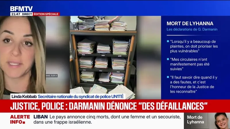 “NOUS SOMMES DÉBORDÉS”, ALERTE LINDA KEBBAB, SECRÉTAIRE NATIONALE DU SYNDICAT DE POLICE UN1TÉ, QUI PUBLIE UNE IMAGE DES DOSSIERS À GÉRER POUR UNE BRIGADE DE PROTECTION DE LA FAMILLE