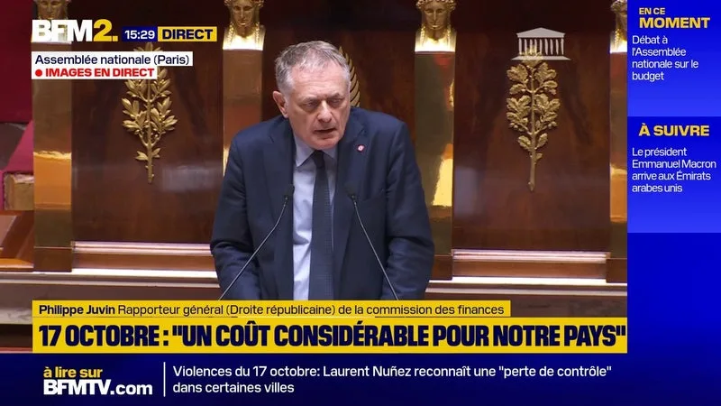 « LE REMBOURSEMENT DE CE QUI A ÉTÉ CASSÉ DOIT L’ÊTRE PAR LES CASSEURS, PAS PAR L’ÉTAT ET LES COLLECTIVITÉS », ESTIME PHILIPPE JUVIN
