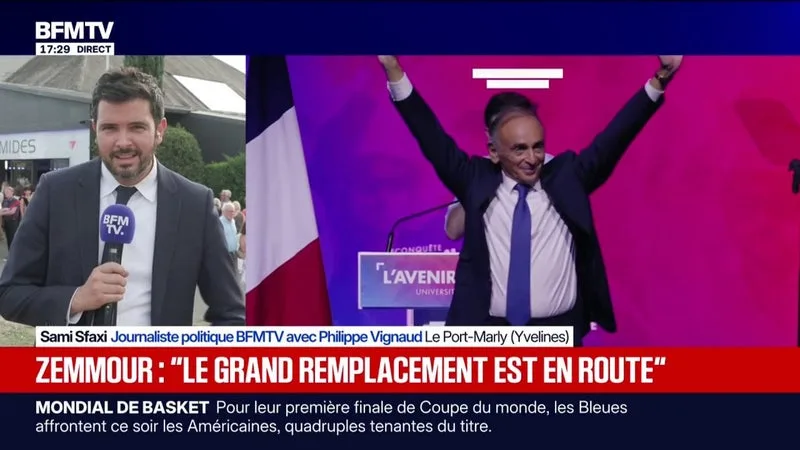 RENTRÉE POLITIQUE D’ERIC ZEMMOUR: « IL ENTEND SE DIFFÉRENCIER DU RASSEMBLEMENT NATIONAL »
