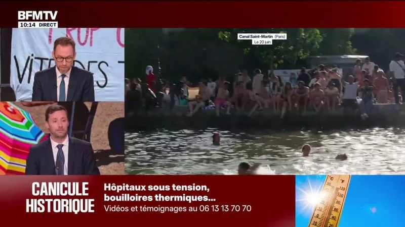 CANICULE: « ON A L’IMPRESSION QUE LE GOUVERNEMENT NE PREND PAS TOTALEMENT LA MESURE DE L’ÉVÈNEMENT QUE LES FRANÇAIS SONT EN TRAIN DE TRAVERSER », ANALYSE JÉRÉMY TROTTIN, ÉDITORIALISTE POLITIQUE BFMTV
