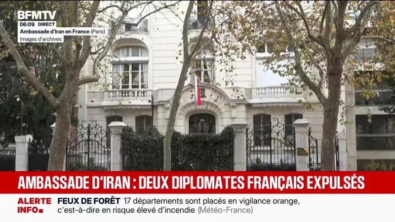 LA FRANCE VA EXPULSER DEUX DIPLOMATES IRANIENS « DANS LES TOUT PROCHAINS JOURS »