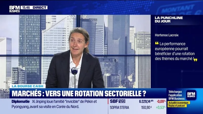 LA BOURSE CASH : « LA PERFORMANCE EUROPÉENNE POURRAIT BÉNÉFICIER D’UNE ROTATION DES THÈMES DU MARCHÉ » – 08/06