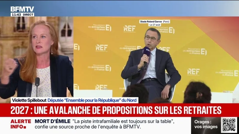 VIOLETTE SPILLEBOUT (RENAISSANCE): « IL FAUT AVOIR LE COURAGE DE REFONDER LE SYSTÈME DE RETRAITES »