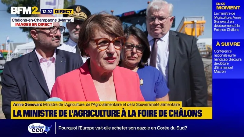 « CHACUN EST DANS SON RÔLE, MOI, C’EST DE TROUVER DES SOLUTIONS »: ANNIE GENEVARD RÉPOND AUX SYNDICATS AGRICOLES
