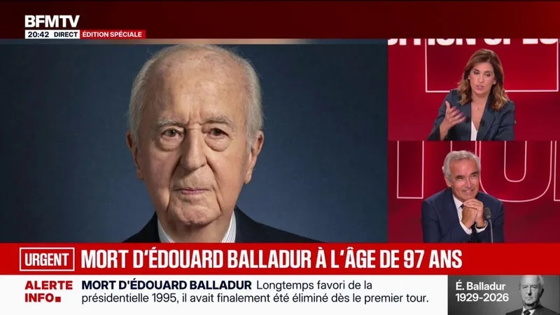 MORT D’ÉDOUARD BALLADUR: « SON PARCOURS M’INSPIRE DU RESPECT », ASSURE BRUNO LE MAIRE, ANCIEN MINISTRE DE L’ÉCONOMIE