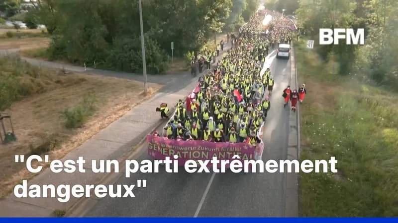 EN ALLEMAGNE, 20.000 MANIFESTANTS CONTRE LE CONGRÈS DE L’AFD, LE PARTI D’EXTRÊME DROITE ALLEMAND