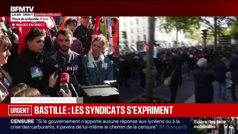 « TANT QU’IL N’Y AURA PAS 10 MILLIARDS SUR LA TABLE, ON N’ARRÊTERA PAS DE SE MOBILISER »: SABRINE KHARBACH, PORTE-PAROLE DE L’UNION ÉTUDIANTE, ANNONCE UNE NOUVELLE MANIFESTATION MARDI 13 OCTOBRE
